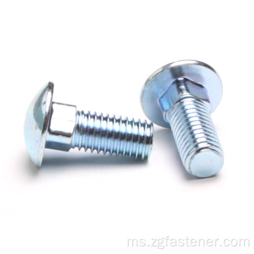 DIN 603 BLUE WHITE ZINC GRADE 8.8 DIN603 Kekuatan Tinggi Kekuatan Tinggi Kepala Square Neck Carriage Bolt